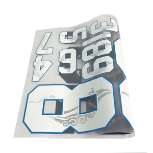 High Quality Washable Football Jersey Numbers Label Custom Heat <strong>Transfer</strong> Printing <strong>Iron</strong> <strong>on</strong> <strong>Transfer</strong> Flat and Tagless for Garment - Product Image 3