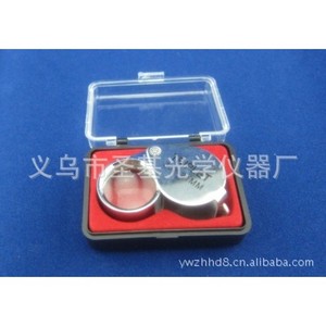 แว่นขยายเครื่องประดับแบบสามเลนส์ 20x 21 มม. ทำจากโลหะทั้งหมด พับได้ ไม่มีไฟ - Product Image 2