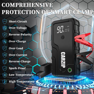 Jump <span class=keywords><strong>Starter</strong></span> Multifungsi, pengisi daya baterai portabel daya tinggi 6400mAh 12V Bank daya mobil - Product Image 4