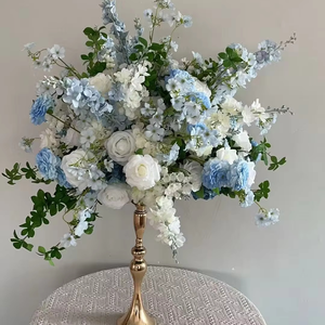 A-FB113 Centros de Mesa con Bolas de Flores Artificiales al por Mayor, Arreglos de Bolas de Flores de Seda para Decoración de Bodas - Product Image 3