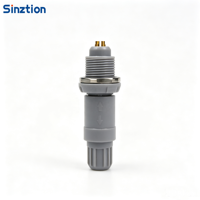 Connecteur Circulaire Multipolaires de Grade Médical 0P PAG-PKG, Prise d'Aviation en Plastique Autoverrouillante Push-Pull pour Dispositifs Médicaux