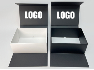 Xinrunjin Promoción personalizada Cajas de regalo plegables con tapa abatible Cierre magnético de cartón rígido Logotipo de embalaje de papel revestido Premium - Product Image 5