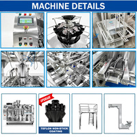 Machine d'emballage horizontale multifonctionnelle Doypack avec peseuse multi-têtes pour les capsules de lessive, les bonbons, les grains de café