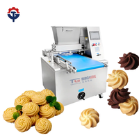 Machine/Ligne de fabrication de biscuits entièrement automatisée, multifonctionnelle, en acier inoxydable 304, mini-déposeuse de biscuits et de cookies pour boulangerie