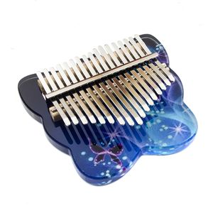 Kalimba de cristal transparente de 17 tonos, piano de pulgar acrílico, piano de dedo portátil para principiantes, amantes de la música, instrumento musical, regalo - Product Image 1