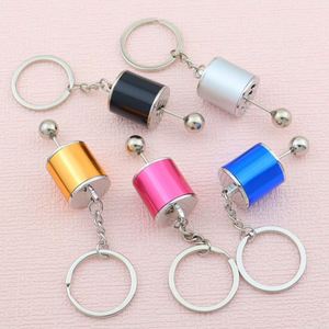 High Quality Custom Logo Key Chain Creative Personality Metal Car Modification Switch Shift Head Keychain - Product Image 2