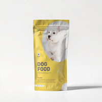 Logo personnalisé produit alimentaire pour chien chat pochette debout en aluminium sac d'emballage réutilisable en mylar en plastique PE avec fermeture éclair pour emballage alimentaire