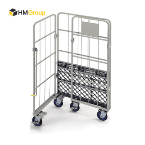 Magazijn Transport Industriële Duurzame Logistieke Opvouwbare Kooi <span class=keywords><strong>Trolley</strong></span> Roll Container - Product Image 2