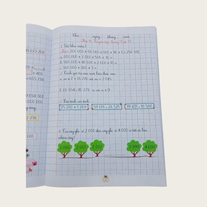 Cuaderno de Matemáticas Aplicadas con Encuadernación Perfecta, Libro de Práctica de Problemas de Texto Ilustrados, Manual de Entrenamiento con Papel Cuadriculado - Product Image 2