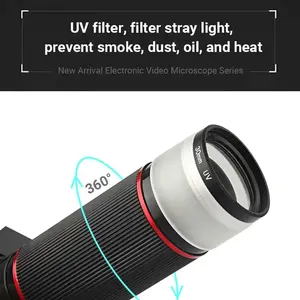 DM21 aixun กล้องจุลทรรศน์วัดแบบดิจิตอลหลายมุมพร้อมจอแสดงผลดิจิตอลขนาด7นิ้ว HD สำหรับเครื่องมือตรวจสอบการบัดกรี <span class=keywords><strong>BGA</strong></span> - Product Image 3