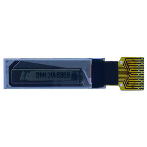 DETONE P9616-1-W14P069 0,69 inch wit OLED-display 96x16 SSD1306BZ 14PIN FPC I2C-interface E-Paper-module 26,3x8mm Solderen - Product Image 5