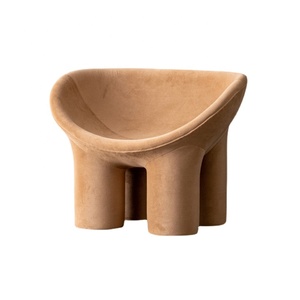 Moda diseño moderno fibra de vidrio Faye Toogood <span class=keywords><strong>Roly</strong></span> Poly ocio sillón taburete bajo - Product Image 2