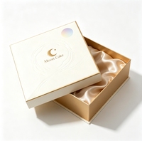 Boîte cadeau en papier rigide magnétique de luxe personnalisée, boîte d'emballage en carton blanc pour cosmétiques, mariage, cadeau d'entreprise, logo personnalisé OEM