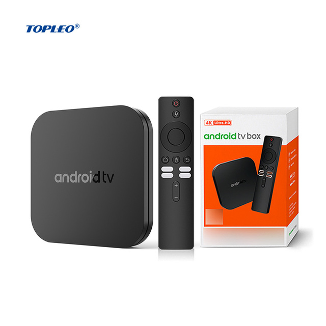 Topleo Wholesale Android Satellite Custom Tv Box Certificado Smart Set Top Box Tv Digital hd Stb Android Tv Box 4k