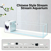 Aquarium en verre USMILEPET Premium pour usage domestique, filtre à circulation écologique, réservoir pour l'élevage de poissons à domicile