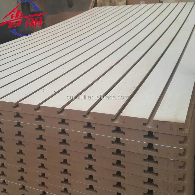 1220 * Kích thước 2440 MDF Melamine phải đối mặt với khe MDF Board màu đen hoặc trắng cho siêu thị