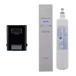 कॉम्बो पैक प्रतिस्थापन रेफ्रिजरेटर पानी फिल्टर 4204490 सक्रिय कार्बन वायु शुद्धिकरण कारतूस 7007067/7042798 - Product Image 2