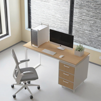 Table de bureau durable à cadre blanc de bureau d'ordinateur moderne Offre Spéciale avec assemblage facile extensible-Factory Direct