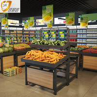 Nieuwste zware-duty groente- en fruitpresentatiestandaard voor supermarkten met supermarkt schappen China supermarkt rek