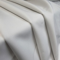 Tissu mélangé polyester 2/1 sergé 148 GSM micro-extensible, respirant, écologique, teint/imprimé sur mesure, antistatique et infroissable