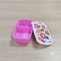 Boîte à lunch en plastique pour enfants Topjlh, vente en gros, qualité alimentaire, durable et personnalisable, compatible avec le transfert thermique, repas scolaire