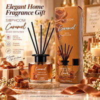 Coffret Cadeau Diffuseur à Bâtonnets Personnalisé 120ml avec Bouteille en Verre, Emballage Marque Privée et Plusieurs Options de Parfum – Fournisseur