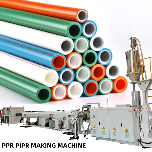Full Automatic Plastic PE, PP, HDPE Pipe Multilayers PPR PE Pipe Making Machine with Raw Material Electric Conduit Pipe Line