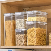 Armoire de cuisine moderne Organisation PET Récipients hermétiques de stockage des aliments 400ml Creative pour pâtes Farine Céréales Fournitures Boîte