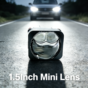 Actualización de faros LED para coche, luz alta y baja, mini módulo LED de 1.5 pulgadas, lente de matriz, lente de proyector Biled de 1.5 pulgadas - Product Image 1