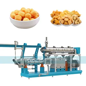 Shandong Arrow continuous tempura fryer making machine for snacks kurkure cheetos nik naks production line