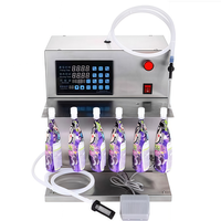 Machines de remplissage semi-automatiques |   Machine de remplissage de liquides compacte de bureau avec pompe quantitative pour sachets souples