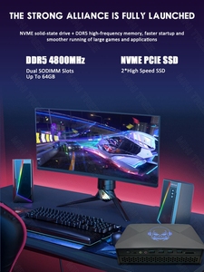 12th Gen Win11 Chơi Game Mini PC Ba Hiển Thị Wifi6 Văn Phòng Ai Hình Ảnh Máy Tính Để Bàn Máy Tính Mini Với RTX3060 12G GPU Core I9-12900HK - Product Image 6
