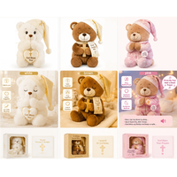 Boneka Beruang Teddy, Mainan Boneka Lembut, Ukuran 12 Inch 15 Inch, Grosir Boneka untuk Anak-anak, Mainan Pengantar Tidur