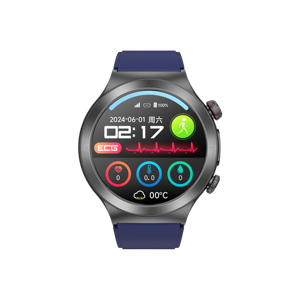 Relógio Inteligente de Saúde G20 com GPS, NFC, Monitoramento de ECG, Pressão Arterial, Alarme de Queda, Monitoramento do Sono, Cartões SIM 4G, IP68, AMOLED, Gel de Sílica - Product Image 3