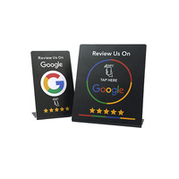 GSC Acrylic Social Media Review Stand Multifuncional para Google TikTok Facebook Promotion