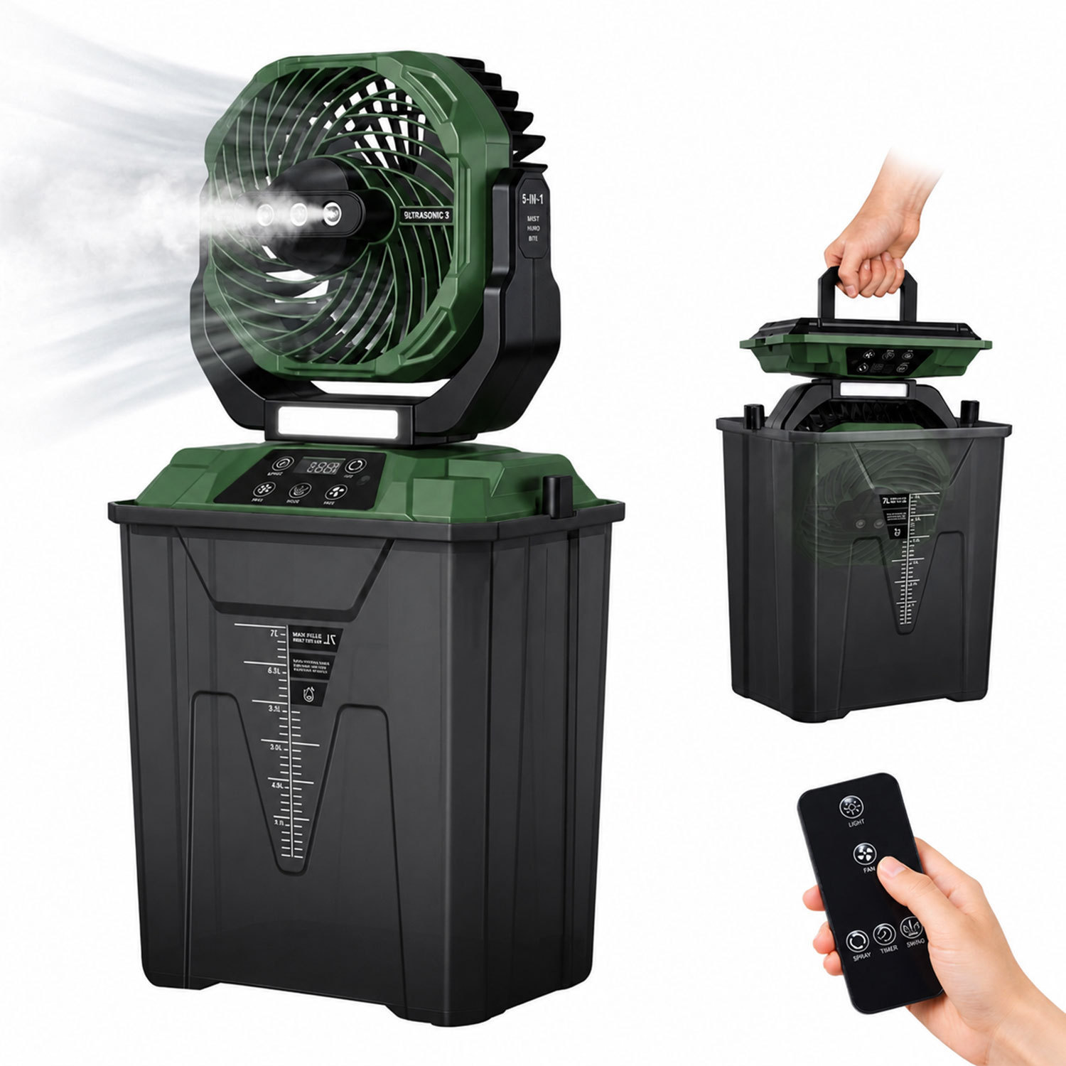Green spray version 20000mAh remote control