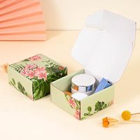 Caja de Regalo de Papel con Diseño Floral Plegable y Elegante, con Productos para el Cuidado de la Piel, para el Día de la Madre, Bodas, Días Festivos