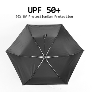 Parapluie pliant ultra compact de poche, protection solaire UV, parapluie léger pour femmes et filles, essentiel pour les voyages - Product Image 6