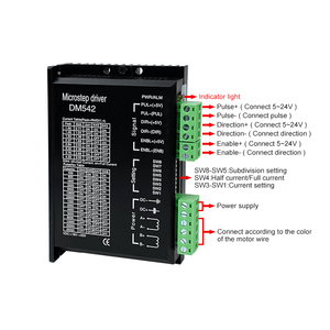 มอเตอร์สเต็ปปิ้งไฮบริด Nema23 1.2N.m 2N.m 3N.m พร้อมชุดไดรเวอร์มอเตอร์ DM542 ตัวเลือกแรงบิดหลากหลาย มอเตอร์ขนาด 23 และ - Product Image 2
