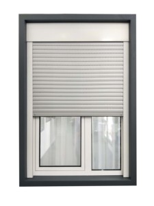 Fenêtre motorisée intelligente extérieure en aluminium sur mesure avec sécurité et volet roulant 100 en aluminium - Product Image 3