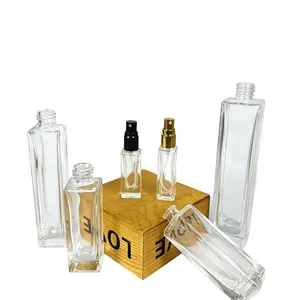 ריק בושם בקבוק תרסיס 10ml30 ml 50 ml זכוכית קוסמטי משאבת בקבוק