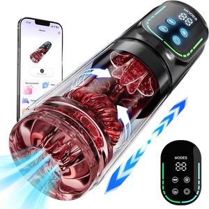 Godet Masturbateur Télescopique Rotatif pour Hommes, avec Fonction de Succion, Jouet Sexuel Automatique à Piston pour Adultes - Product Image 1