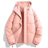 Veste d'hiver réversible en duvet pour homme, grande taille, de haute qualité, imperméable, chaude, coupe-vent, avec capuche, style décontracté, fermeture éclair