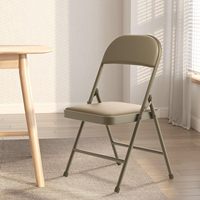 Chaise pliante d'extérieur en similicuir à prix de gros pour jardin et cour, empilable et pliable