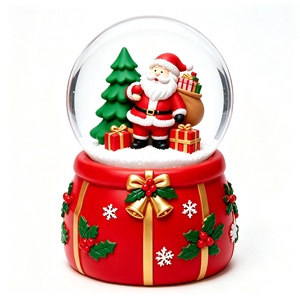 Figura de Dibujos Animados Navideños de Resina, Bola de Agua Decorativa para Mesa de Navidad, Globo de Nieve, Recuerdo Navideño, Regalo para las Fiestas - Product Image 2