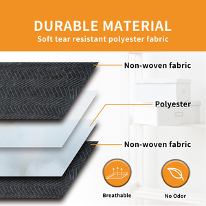 Tùy chỉnh bán buôn lớn 80 "x 72" đen vận chuyển đồ nội thất Pads di chuyển chăn cho di chuyển và lưu trữ - Product Image 4