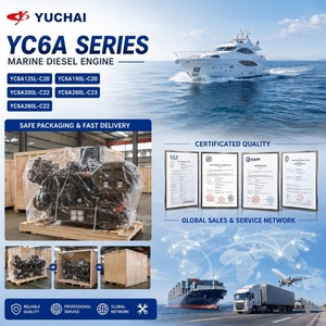 Motor Yuchai Serie YC6A de <span class=keywords><strong>4</strong></span> Tiempos y 6 Cilindros, Motor Diésel Marino YC6A200L-C22 YC6A260L-C23 YC6A280L-C22 para Barcos de Pesca - Product Image 4