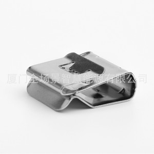 Clip de câble en acier inoxydable en forme de C pour câblage de panneaux solaires, fixation de 2 fils de 4 mm² - Product Image 2