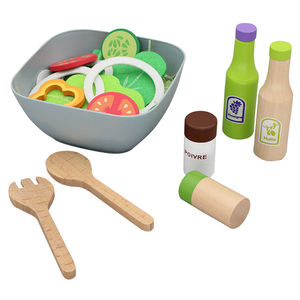 Salade légumes en bois pour enfants, jouet pour garçons et filles, jeu de simulation - Product Image 1