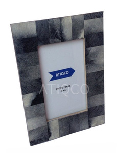 Atiqco Best Selling Attractive <b>Grey</b> Cubes Wooden Photo <b>Frame</b> with Digital Print 2-color Latest Standard Office <b>Frame</b> - Product Image 1